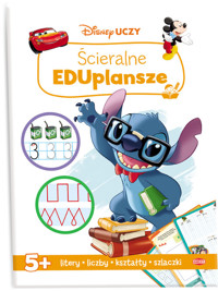 Disney Uczy Ścieralne EDUplansze -  - książka