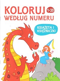 Koloruj według numeru - Książęta i księżniczki -  - książka