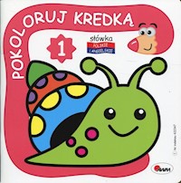 Pokoloruj kredką 1 -  - książka