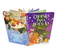 Zimowe opowiastki Choinka pana Borsuka Ślady na śniegu -  - książka
