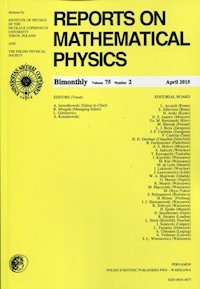 Reports on Mathematical Physics 75/2 2015 Pergamon -  - książka