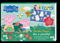 Peppa Pig. Kraina puzzli. Świnka Peppa dba o planetę! - zbiorowa praca - książka