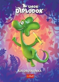 Smok Diplodok Kolorowanka -  - książka