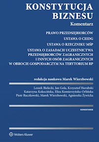 Konstytucja biznesu Komentarz - Bielecki Leszek, Gola Jan, Horubski Krzysztof, Kokocińska Katarzyna, Komierzyńska-Orlińska Eliza - książka
