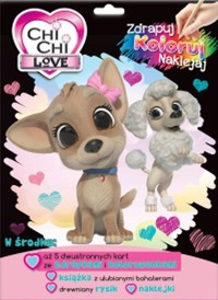 Chi Chi Love Zdrapuj, koloruj, naklejaj -  - książka